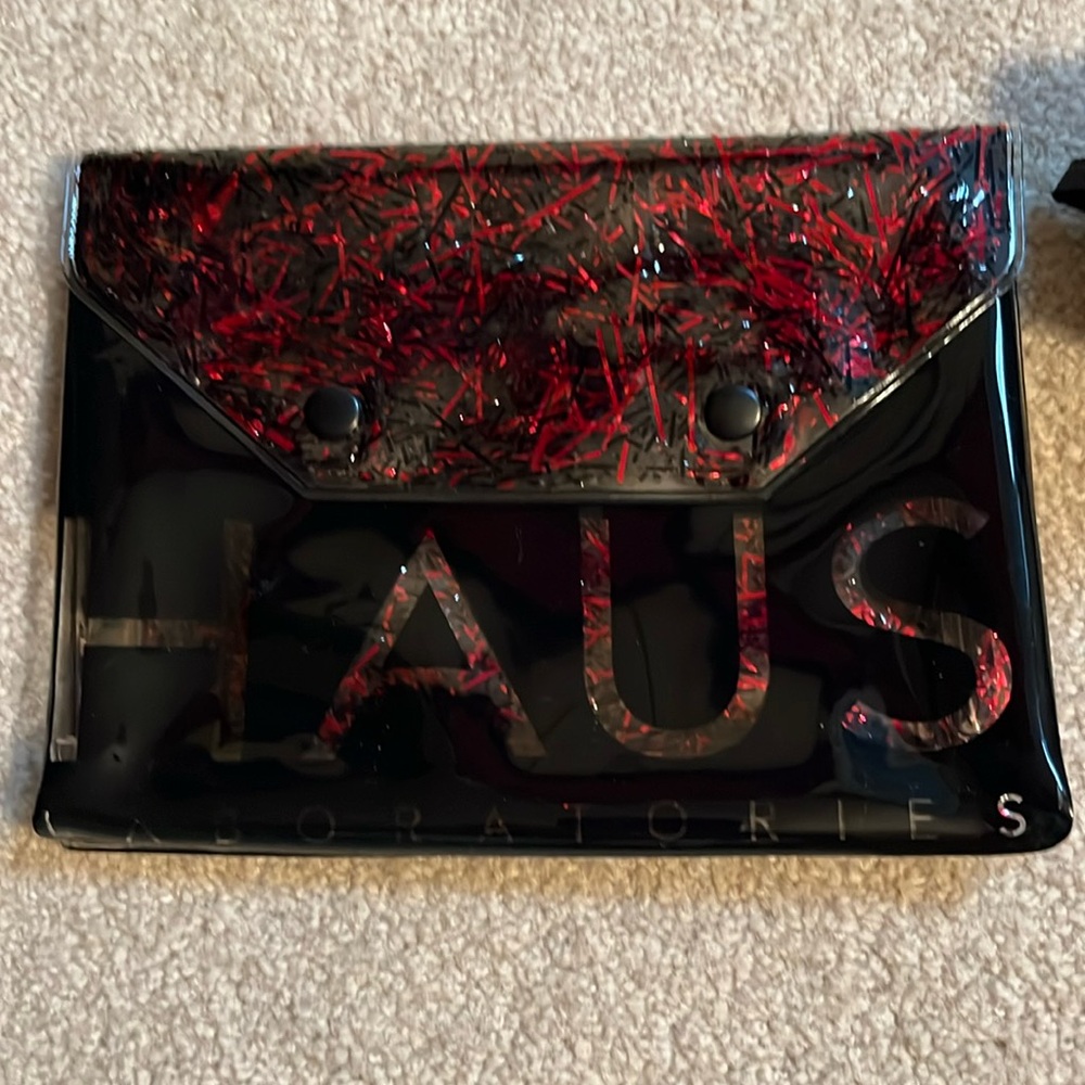 Haus laboratories by Lady Gaga makeup bag